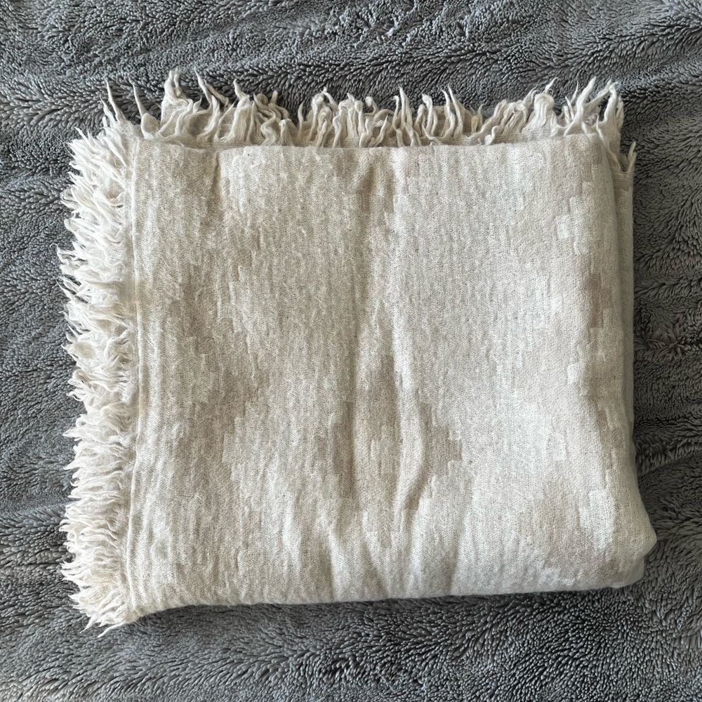 WOOL BLANKET SCARF
